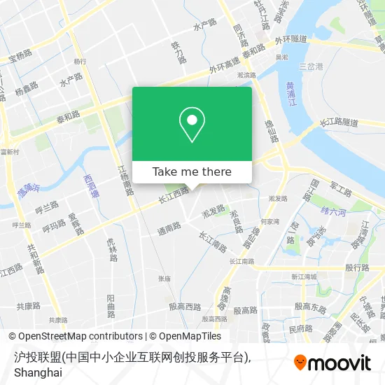 沪投联盟(中国中小企业互联网创投服务平台) map