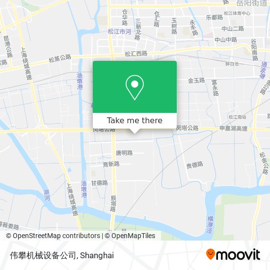 伟攀机械设备公司 map