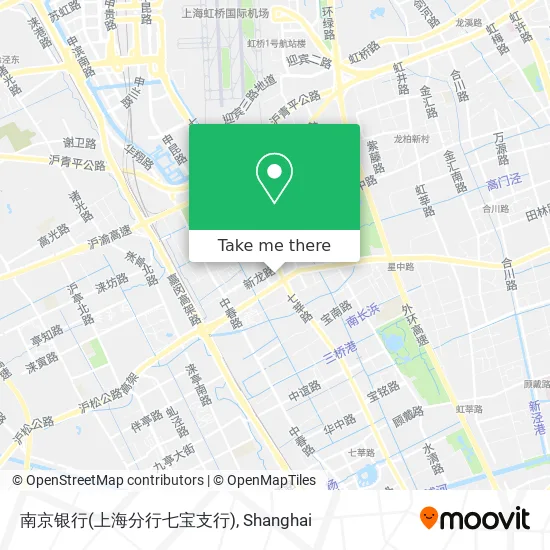 南京银行(上海分行七宝支行) map
