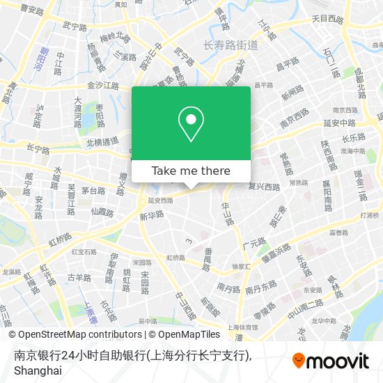 南京银行24小时自助银行(上海分行长宁支行) map