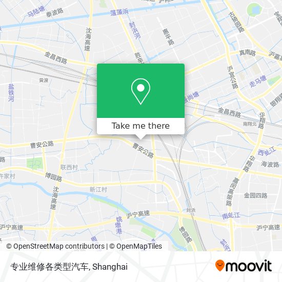 专业维修各类型汽车 map