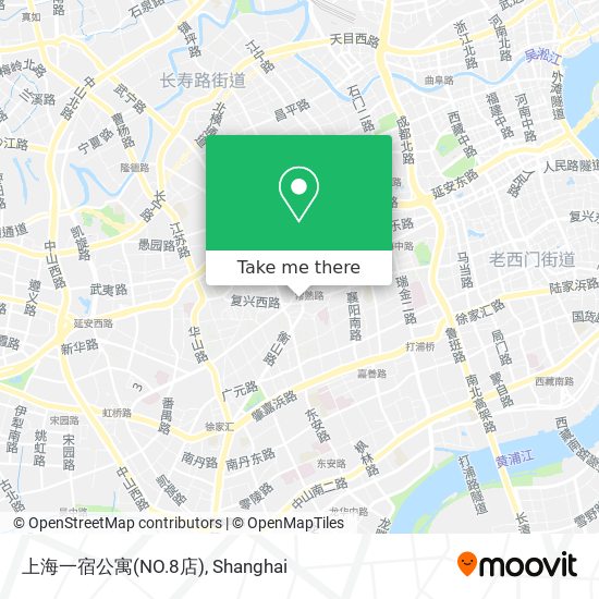 上海一宿公寓(NO.8店) map
