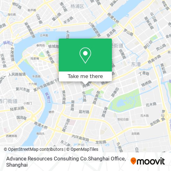 Advance Resources Consulting Co.Shanghai Office map