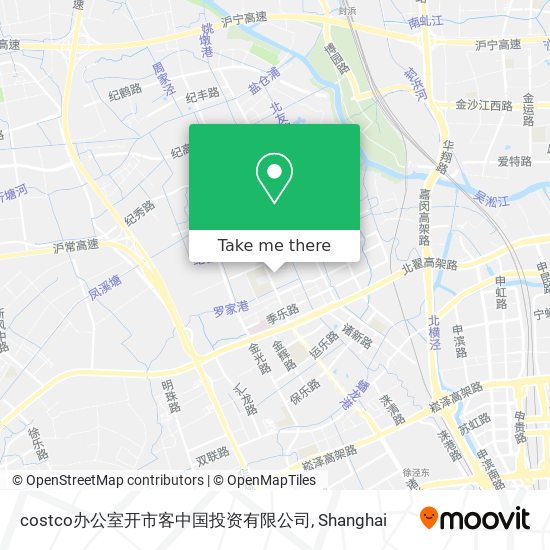 costco办公室开市客中国投资有限公司 map