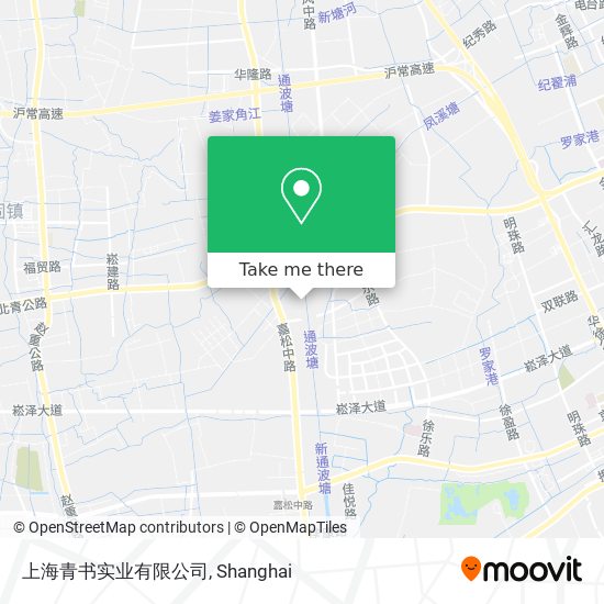 上海青书实业有限公司 map