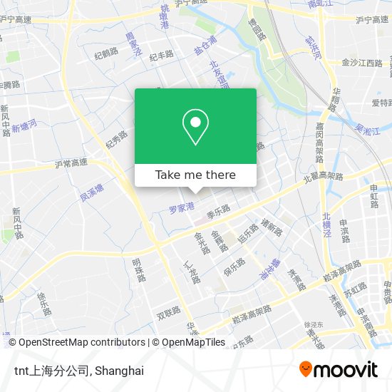 tnt上海分公司 map