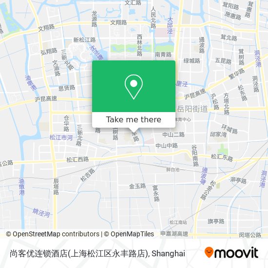 尚客优连锁酒店(上海松江区永丰路店) map