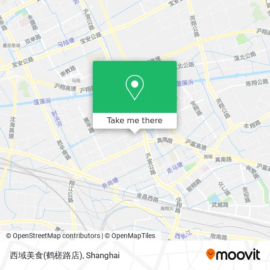 西域美食(鹤槎路店) map