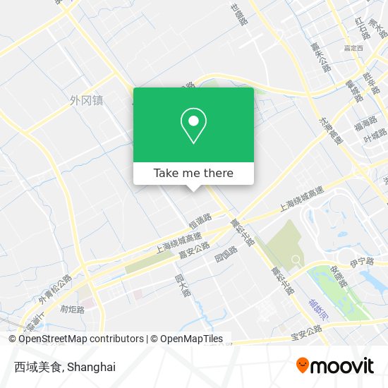 西域美食 map