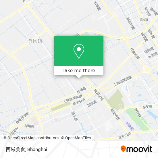西域美食 map