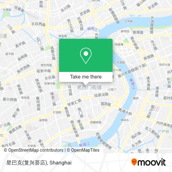 星巴克(复兴荟店) map