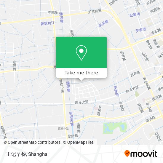 王记早餐 map