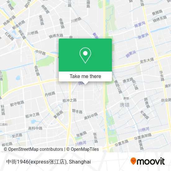 中街1946(express张江店) map