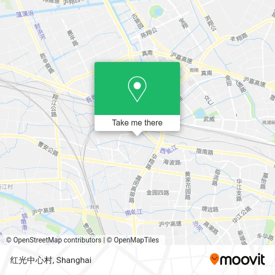 红光中心村 map