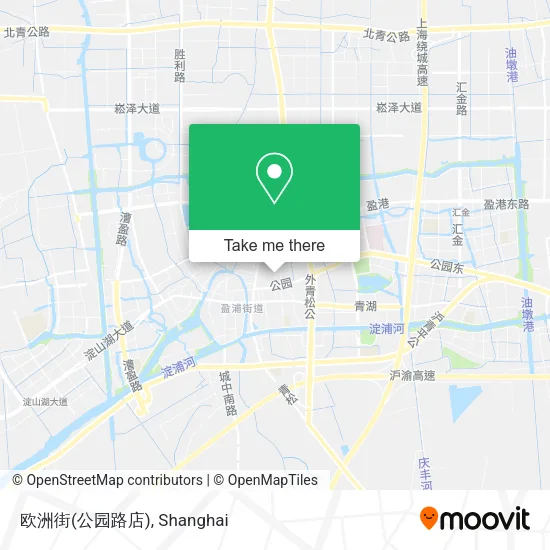 欧洲街(公园路店) map