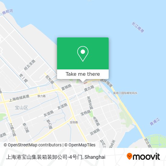 上海港宝山集装箱装卸公司-4号门 map