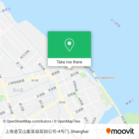 上海港宝山集装箱装卸公司-4号门 map