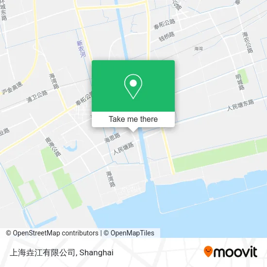 上海垚江有限公司 map