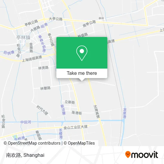 南欢路 map