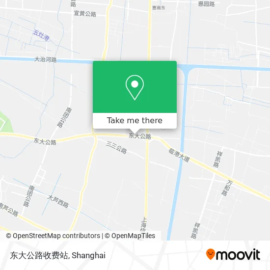 东大公路收费站 map