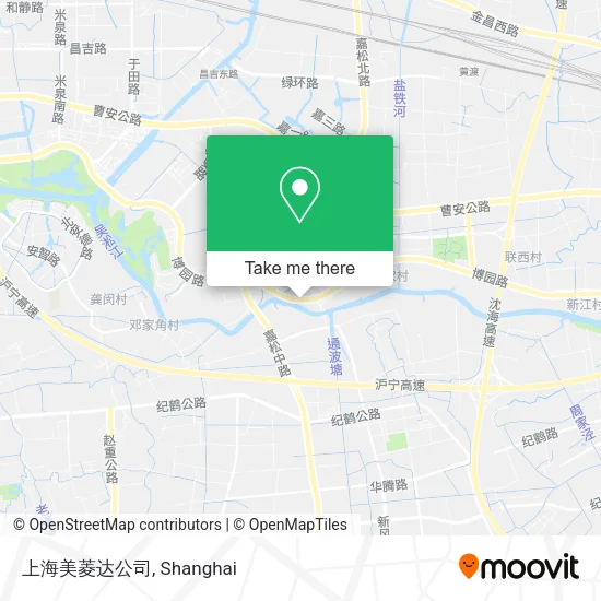 上海美菱达公司 map