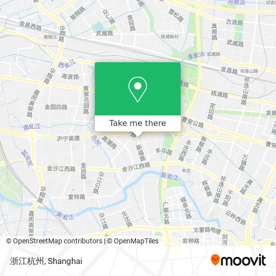 浙江杭州 map