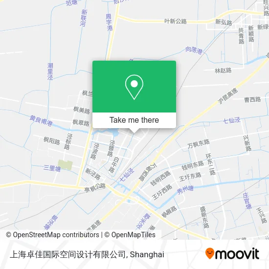 上海卓佳国际空间设计有限公司 map