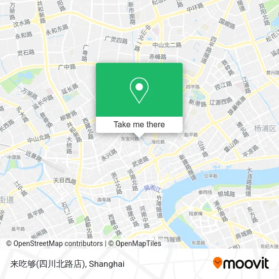 来吃够(四川北路店) map