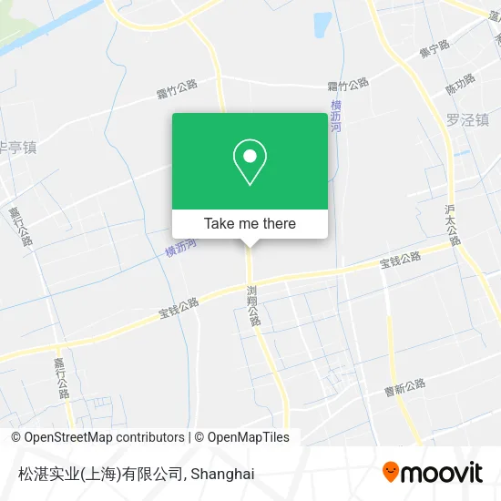 松湛实业(上海)有限公司 map
