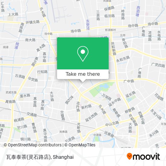 瓦泰泰茶(灵石路店) map