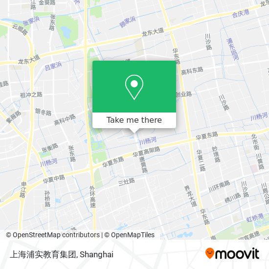上海浦实教育集团 map