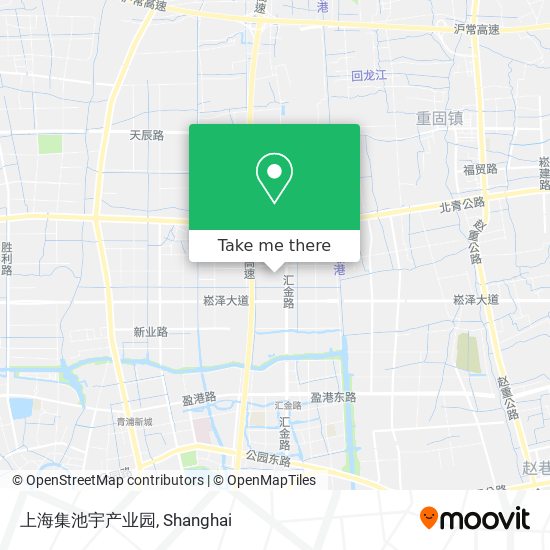 上海集池宇产业园 map