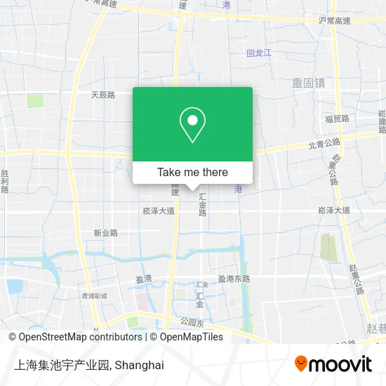 上海集池宇产业园 map