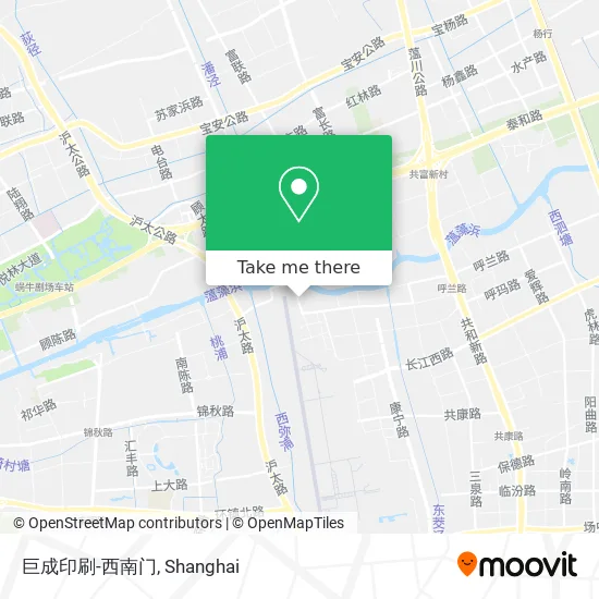 巨成印刷-西南门 map