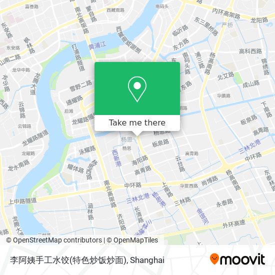 李阿姨手工水饺(特色炒饭炒面) map