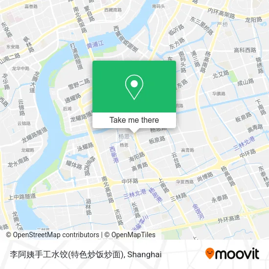 李阿姨手工水饺(特色炒饭炒面) map