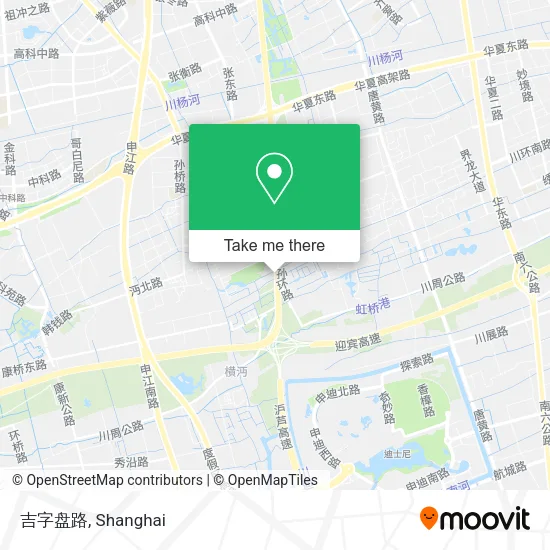 吉字盘路 map