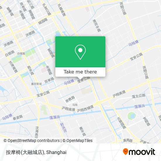 按摩椅(大融城店) map