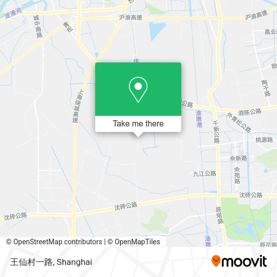 王仙村一路 map