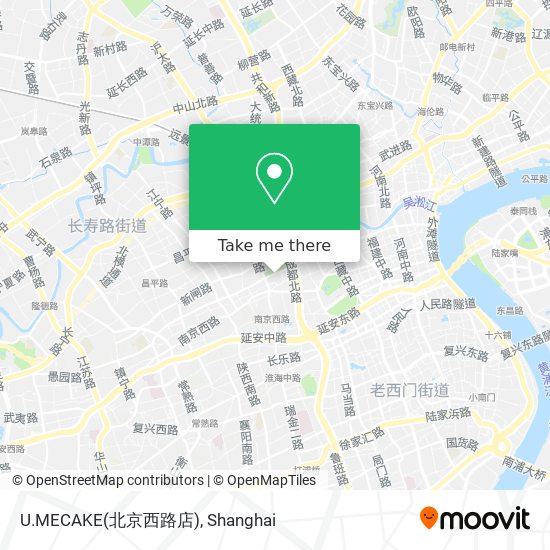 U.MECAKE(北京西路店) map