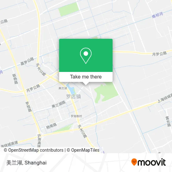 美兰湖 map