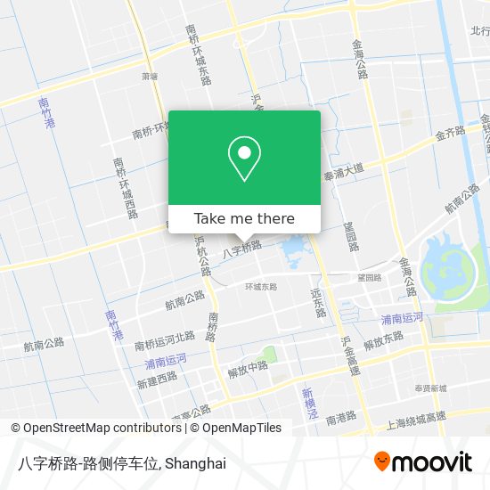 八字桥路-路侧停车位 map