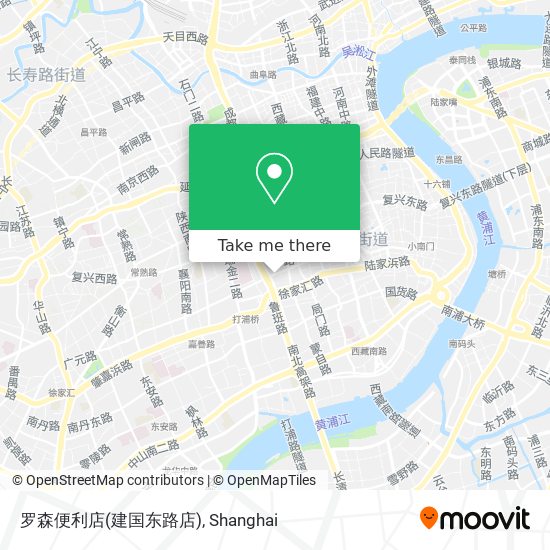 罗森便利店(建国东路店) map