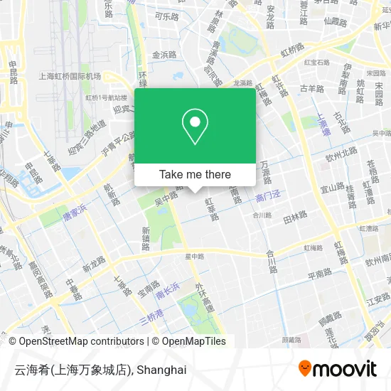 云海肴(上海万象城店) map