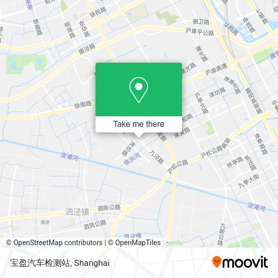 宝盈汽车检测站 map