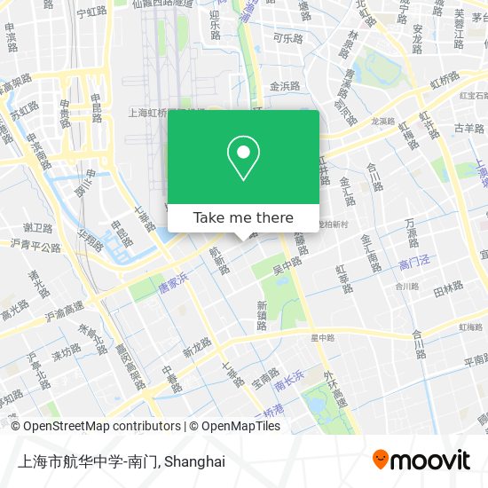 上海市航华中学-南门 map