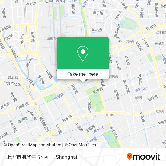 上海市航华中学-南门 map