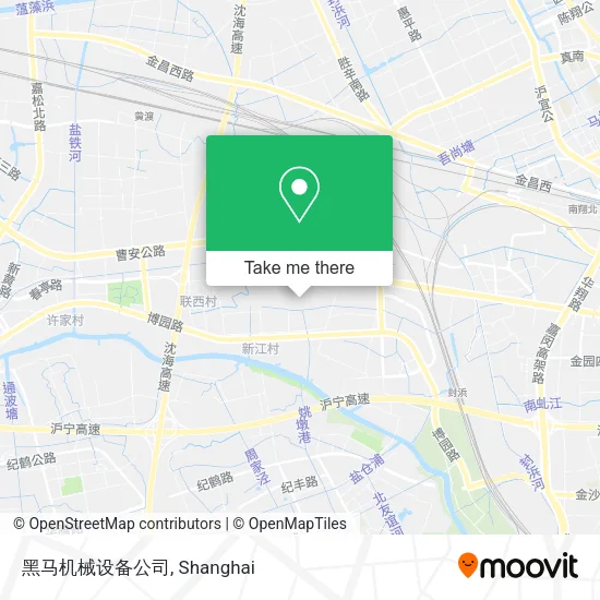 黑马机械设备公司 map