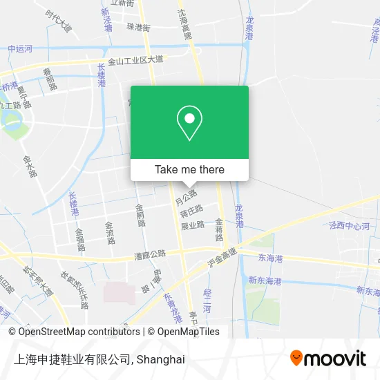 上海申捷鞋业有限公司 map