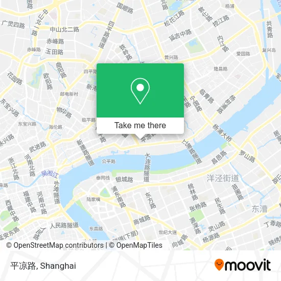 平凉路 map